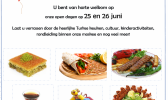 25 & 26 juni: Open dag & braderie